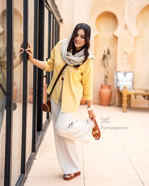 شومیز نسیم زرد