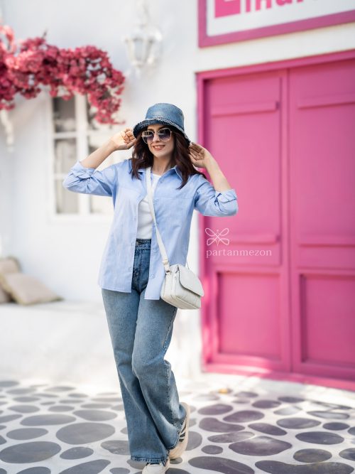 شومیز نسیم آبی