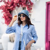 شومیز نسیم آبی