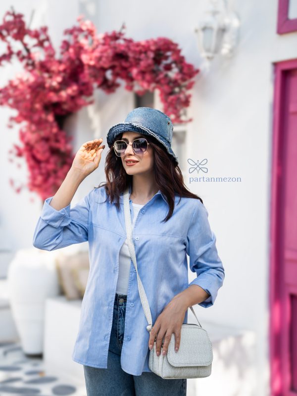 شومیز نسیم آبی
