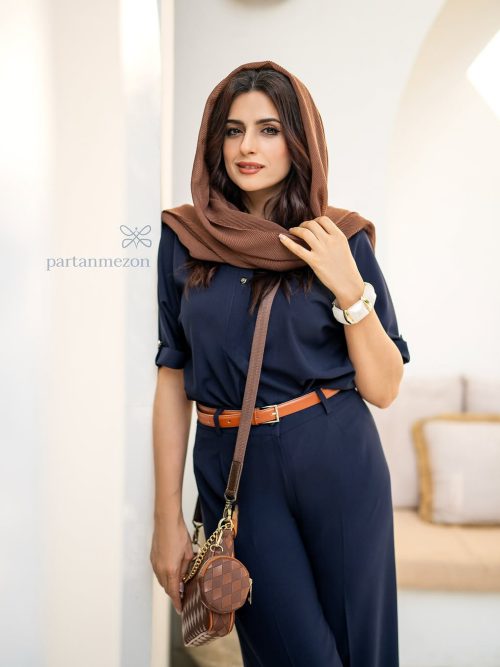 شومیز سورمه ای
