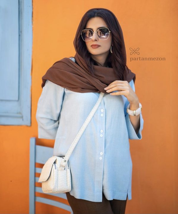 شومیز آسمان از مزون پرتن