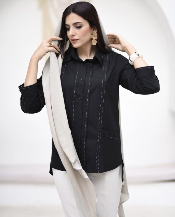 شومیز لینن کوک دوزی
